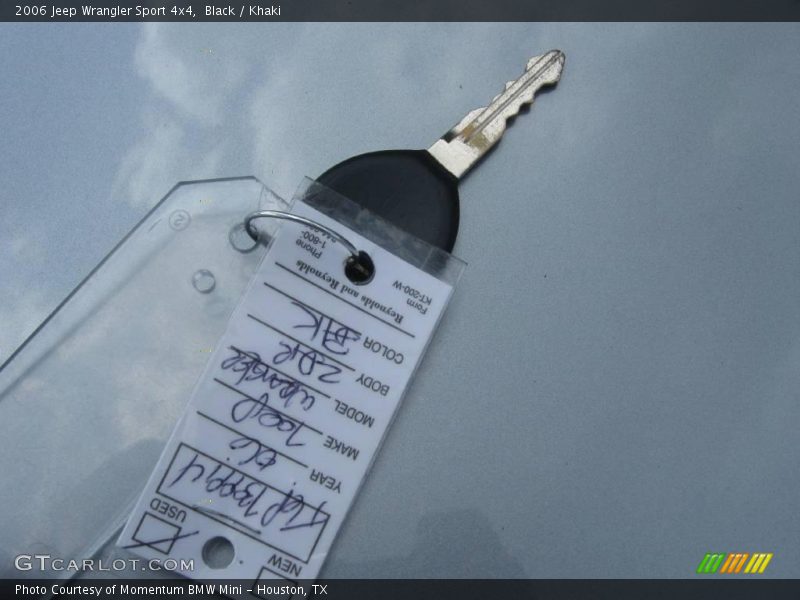 Black / Khaki 2006 Jeep Wrangler Sport 4x4
