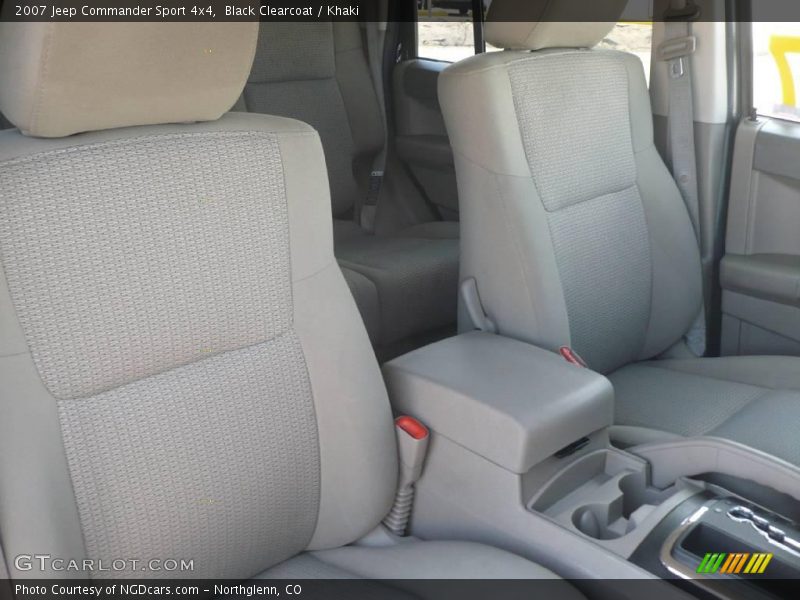 Black Clearcoat / Khaki 2007 Jeep Commander Sport 4x4