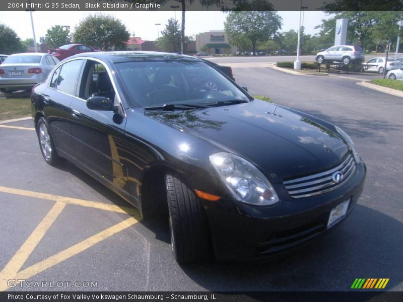 Black Obsidian / Graphite 2004 Infiniti G 35 Sedan