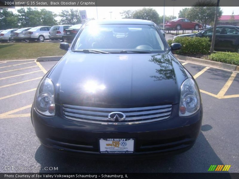 Black Obsidian / Graphite 2004 Infiniti G 35 Sedan