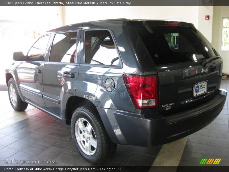 Steel Blue Metallic / Medium Slate Gray 2007 Jeep Grand Cherokee Laredo