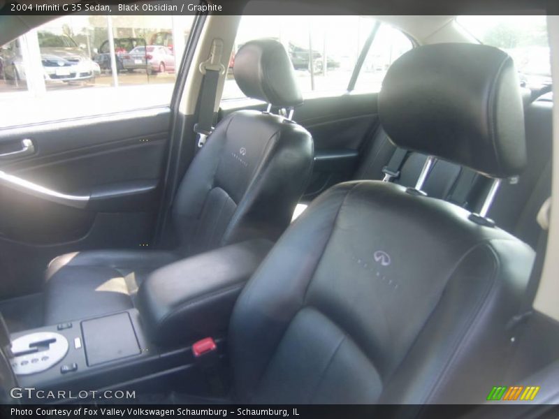 Black Obsidian / Graphite 2004 Infiniti G 35 Sedan