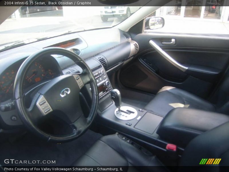 Black Obsidian / Graphite 2004 Infiniti G 35 Sedan