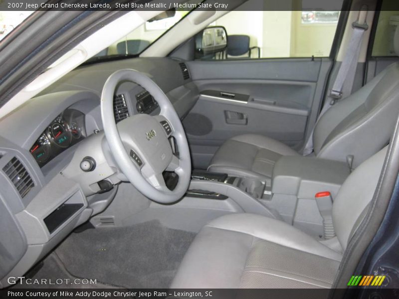 Steel Blue Metallic / Medium Slate Gray 2007 Jeep Grand Cherokee Laredo