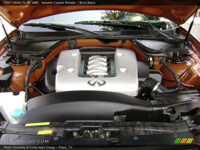 Autumn Copper Metallic / Brick/Black 2007 Infiniti FX 45 AWD