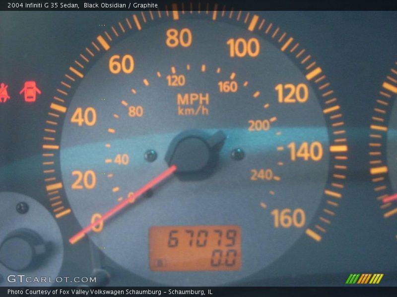 Black Obsidian / Graphite 2004 Infiniti G 35 Sedan