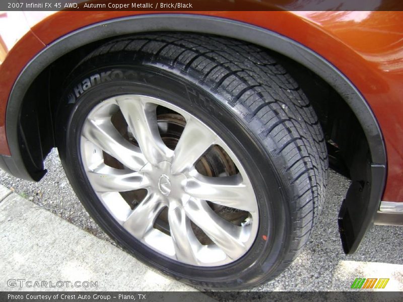 Autumn Copper Metallic / Brick/Black 2007 Infiniti FX 45 AWD