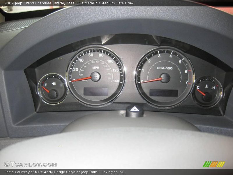 Steel Blue Metallic / Medium Slate Gray 2007 Jeep Grand Cherokee Laredo