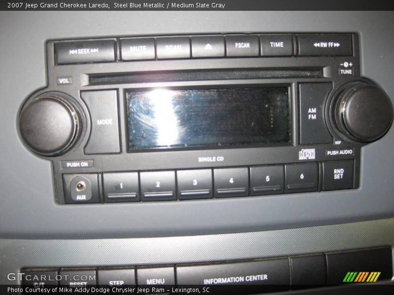 Steel Blue Metallic / Medium Slate Gray 2007 Jeep Grand Cherokee Laredo