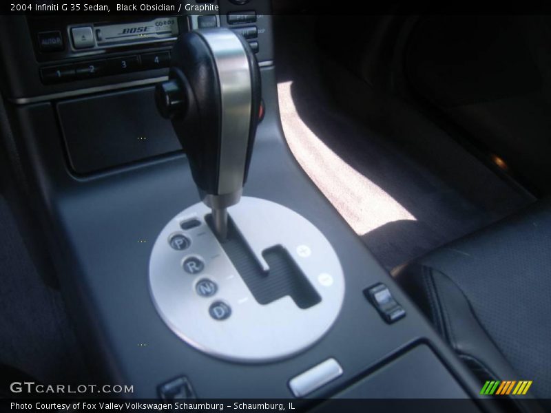 Black Obsidian / Graphite 2004 Infiniti G 35 Sedan