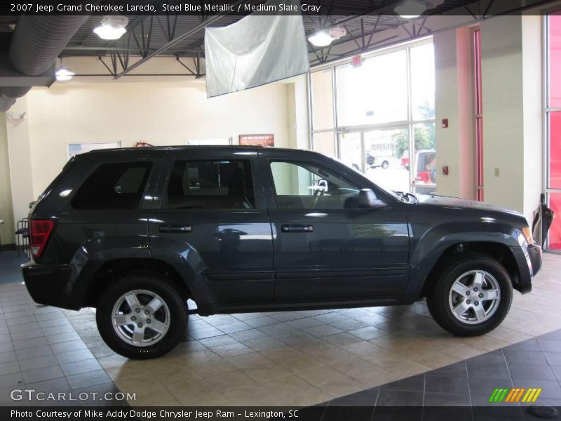 Steel Blue Metallic / Medium Slate Gray 2007 Jeep Grand Cherokee Laredo