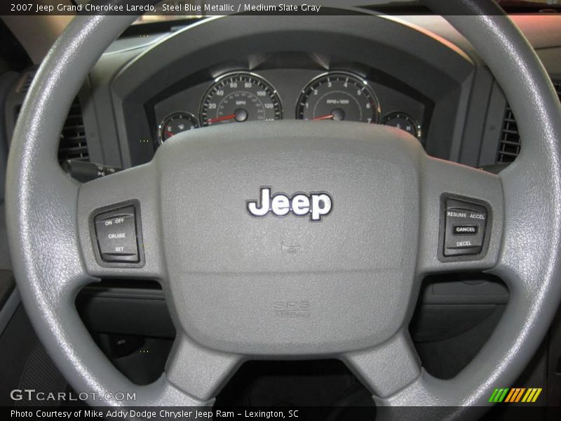 Steel Blue Metallic / Medium Slate Gray 2007 Jeep Grand Cherokee Laredo