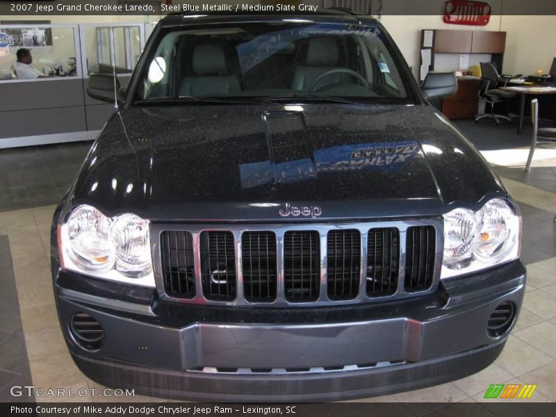 Steel Blue Metallic / Medium Slate Gray 2007 Jeep Grand Cherokee Laredo