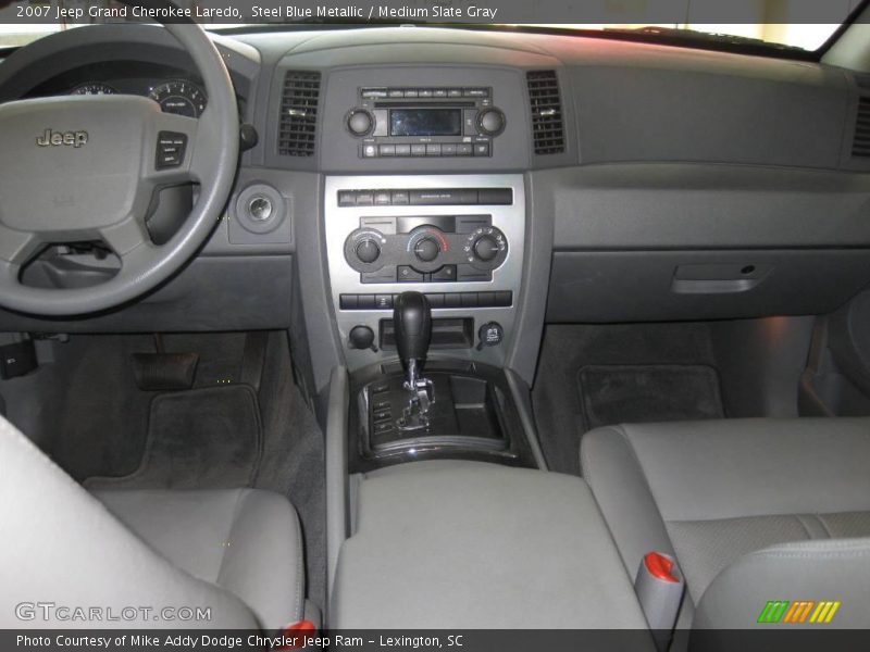 Steel Blue Metallic / Medium Slate Gray 2007 Jeep Grand Cherokee Laredo