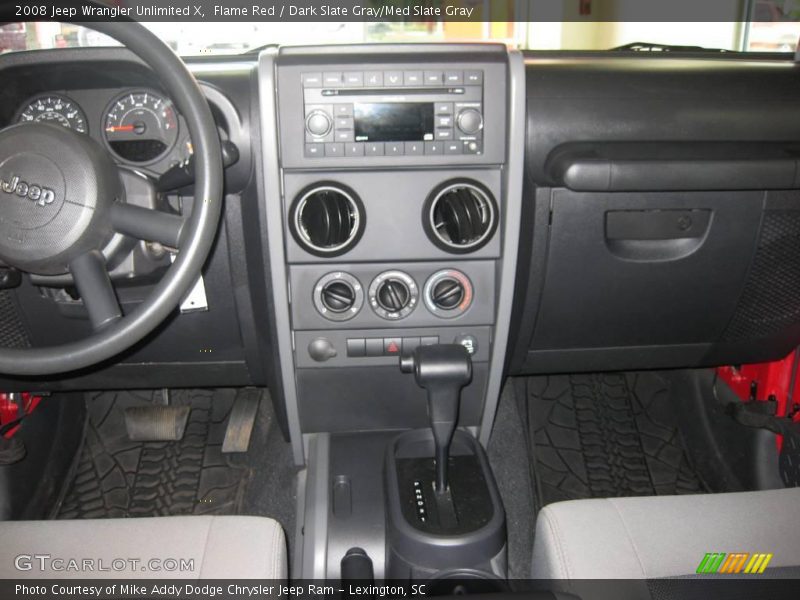 Flame Red / Dark Slate Gray/Med Slate Gray 2008 Jeep Wrangler Unlimited X