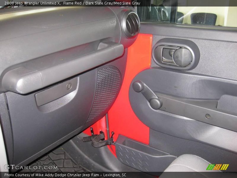 Flame Red / Dark Slate Gray/Med Slate Gray 2008 Jeep Wrangler Unlimited X