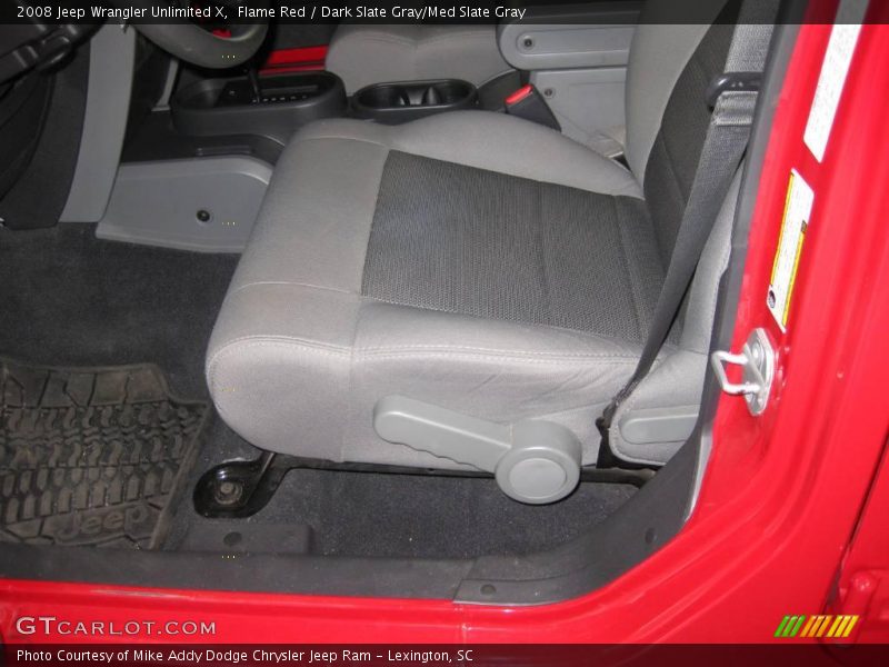Flame Red / Dark Slate Gray/Med Slate Gray 2008 Jeep Wrangler Unlimited X