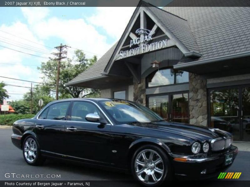 Ebony Black / Charcoal 2007 Jaguar XJ XJ8
