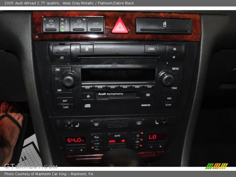 Atlas Gray Metallic / Platinum/Sabre Black 2005 Audi Allroad 2.7T quattro