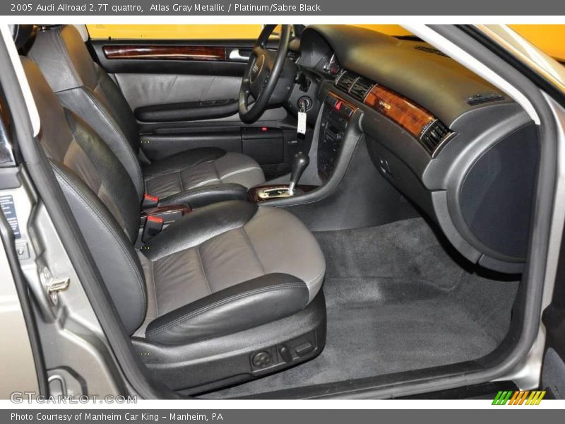 Atlas Gray Metallic / Platinum/Sabre Black 2005 Audi Allroad 2.7T quattro