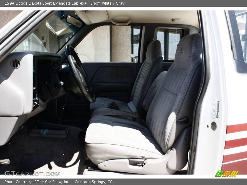 Bright White / Gray 1994 Dodge Dakota Sport Extended Cab 4x4