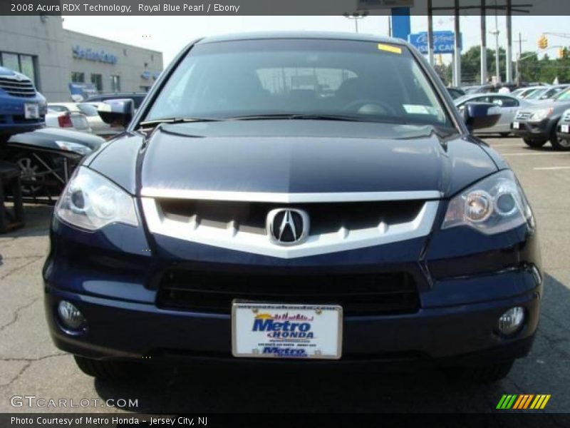 Royal Blue Pearl / Ebony 2008 Acura RDX Technology