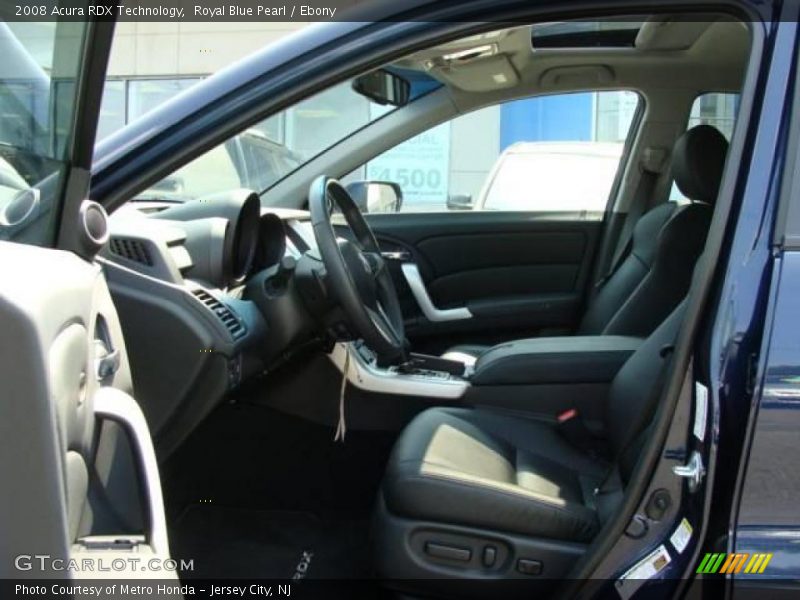 Royal Blue Pearl / Ebony 2008 Acura RDX Technology