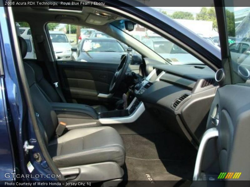 Royal Blue Pearl / Ebony 2008 Acura RDX Technology