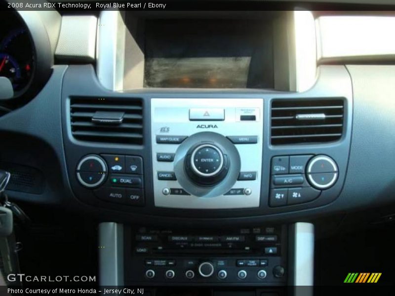Royal Blue Pearl / Ebony 2008 Acura RDX Technology