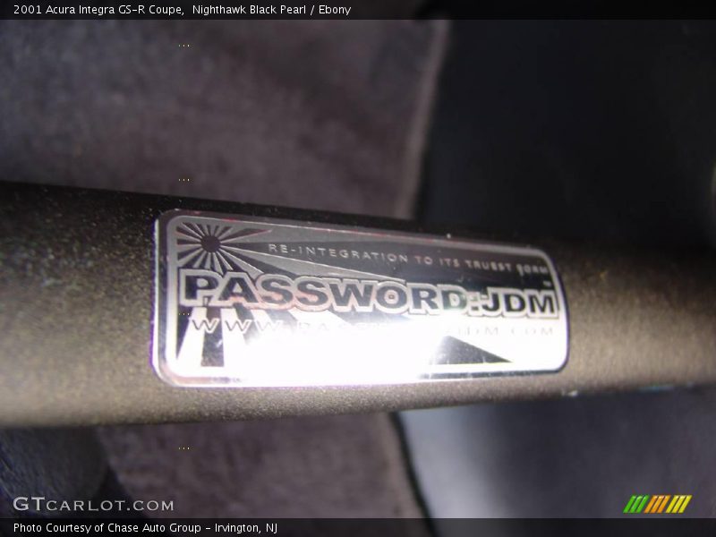 Nighthawk Black Pearl / Ebony 2001 Acura Integra GS-R Coupe