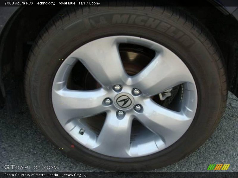 Royal Blue Pearl / Ebony 2008 Acura RDX Technology