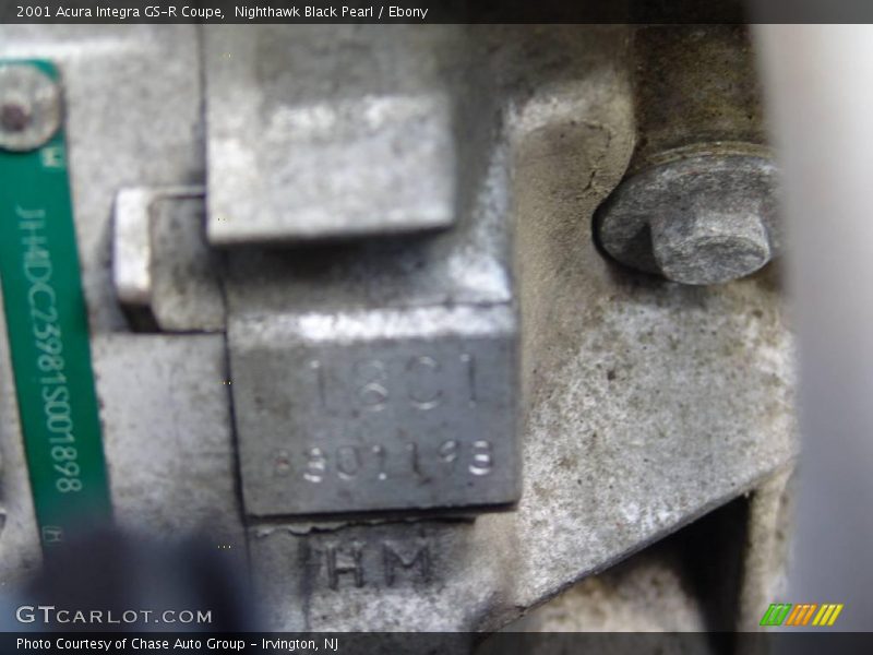 Nighthawk Black Pearl / Ebony 2001 Acura Integra GS-R Coupe
