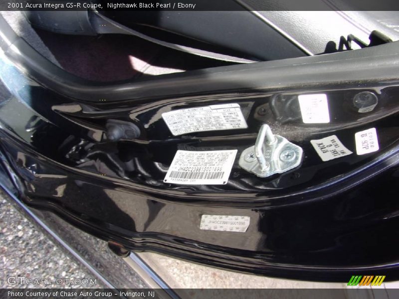 Nighthawk Black Pearl / Ebony 2001 Acura Integra GS-R Coupe