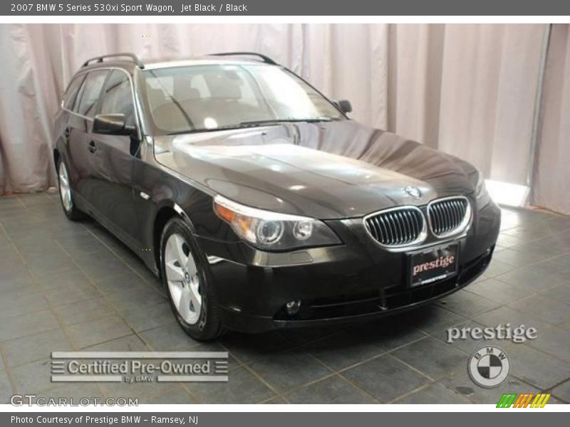 Jet Black / Black 2007 BMW 5 Series 530xi Sport Wagon