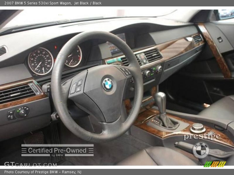 Jet Black / Black 2007 BMW 5 Series 530xi Sport Wagon
