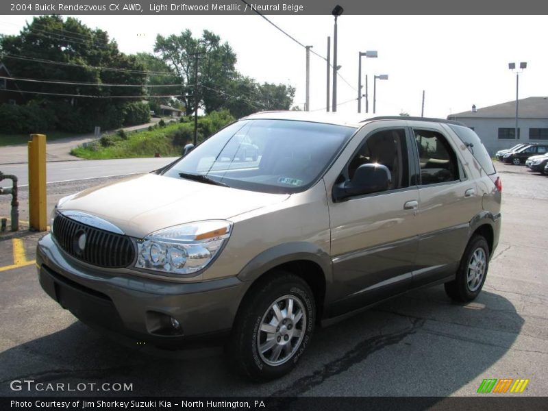 Light Driftwood Metallic / Neutral Beige 2004 Buick Rendezvous CX AWD