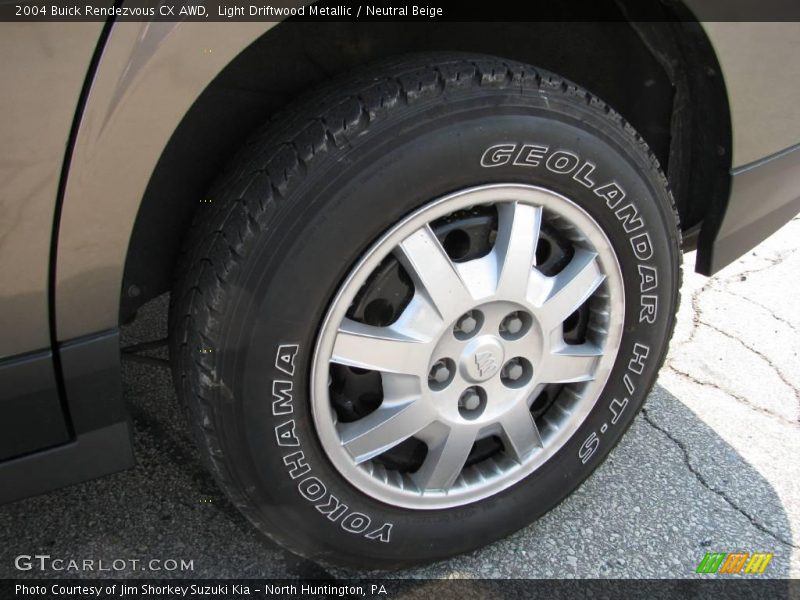 Light Driftwood Metallic / Neutral Beige 2004 Buick Rendezvous CX AWD