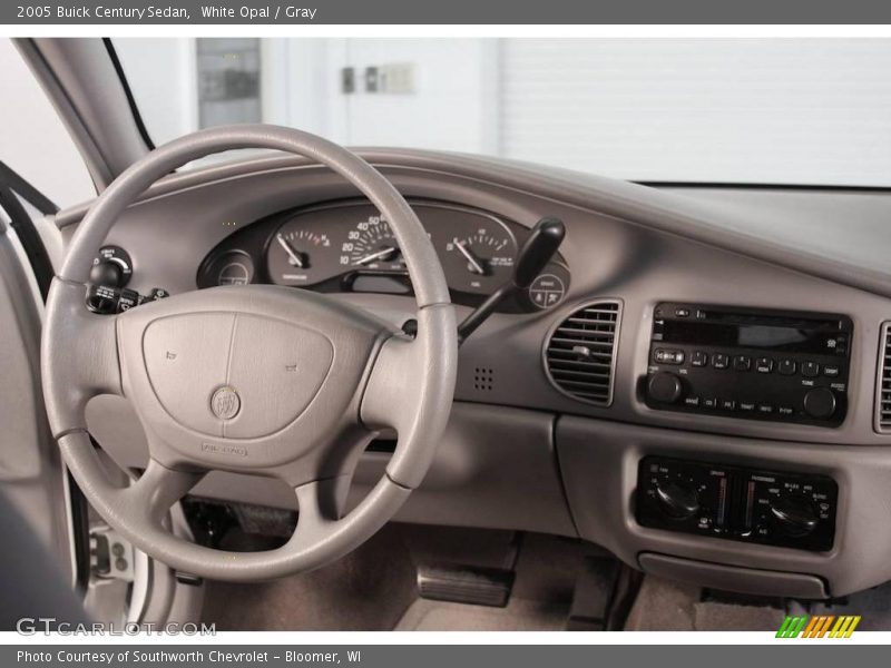 White Opal / Gray 2005 Buick Century Sedan