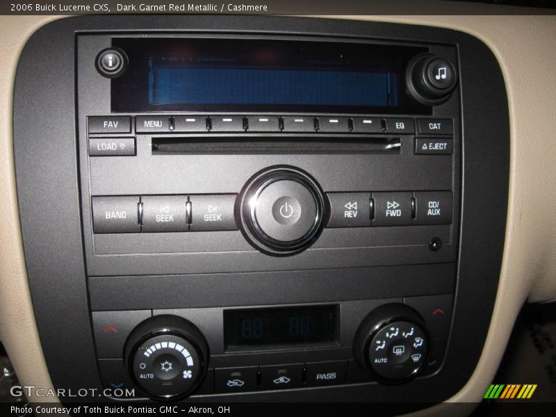 Dark Garnet Red Metallic / Cashmere 2006 Buick Lucerne CXS