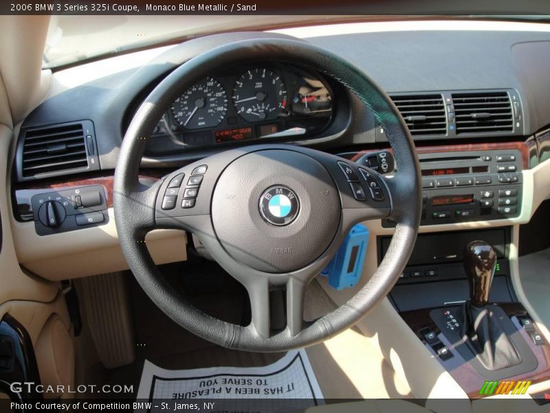 Monaco Blue Metallic / Sand 2006 BMW 3 Series 325i Coupe