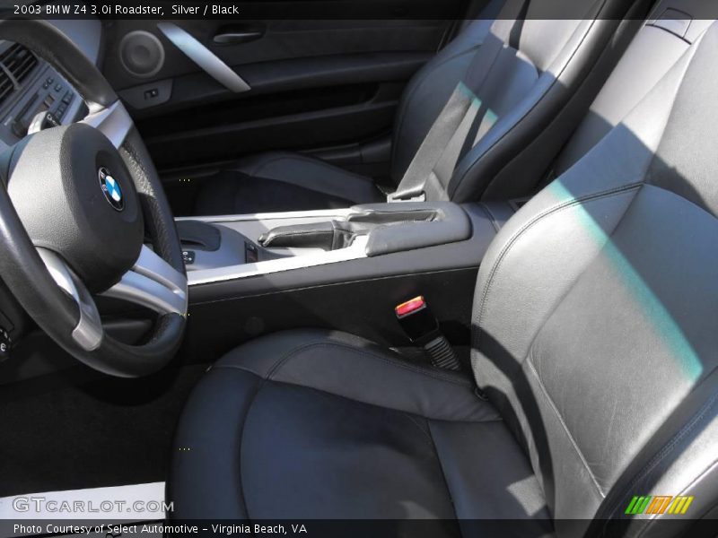 Silver / Black 2003 BMW Z4 3.0i Roadster