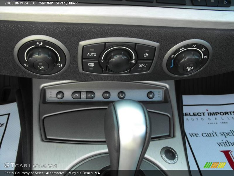 Silver / Black 2003 BMW Z4 3.0i Roadster