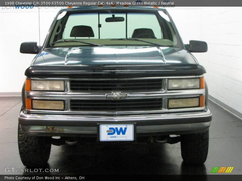 Meadow Green Metallic / Neutral 1998 Chevrolet C/K 3500 K3500 Cheyenne Regular Cab 4x4