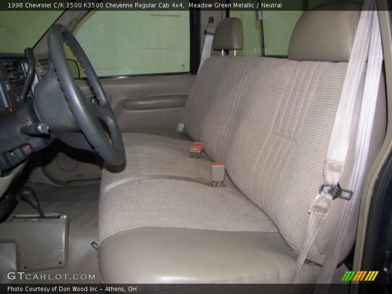 Meadow Green Metallic / Neutral 1998 Chevrolet C/K 3500 K3500 Cheyenne Regular Cab 4x4