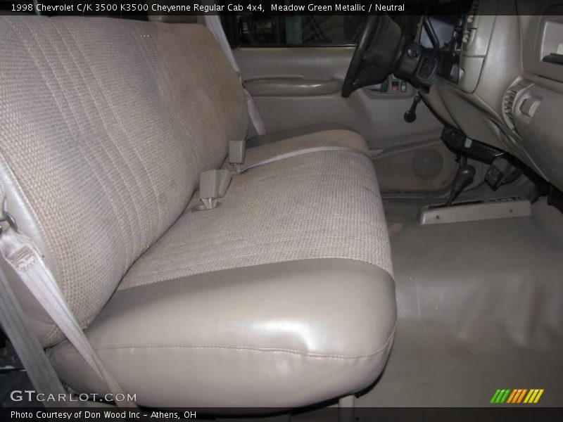 Meadow Green Metallic / Neutral 1998 Chevrolet C/K 3500 K3500 Cheyenne Regular Cab 4x4