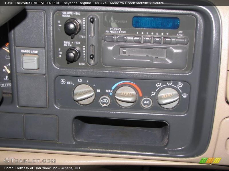 Meadow Green Metallic / Neutral 1998 Chevrolet C/K 3500 K3500 Cheyenne Regular Cab 4x4