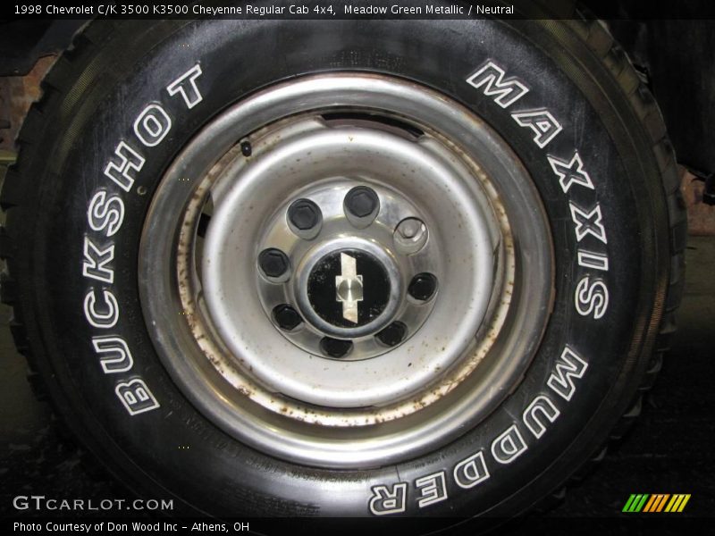 Meadow Green Metallic / Neutral 1998 Chevrolet C/K 3500 K3500 Cheyenne Regular Cab 4x4