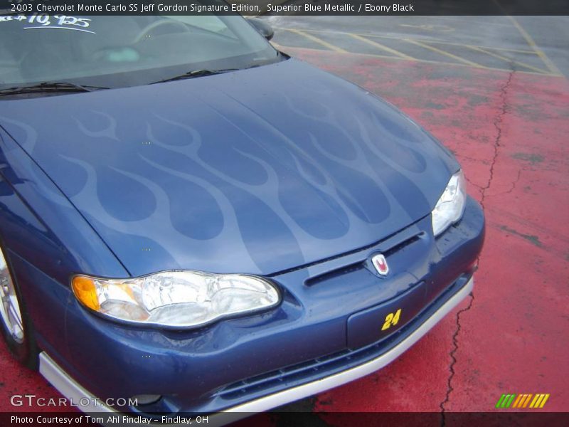 Superior Blue Metallic / Ebony Black 2003 Chevrolet Monte Carlo SS Jeff Gordon Signature Edition