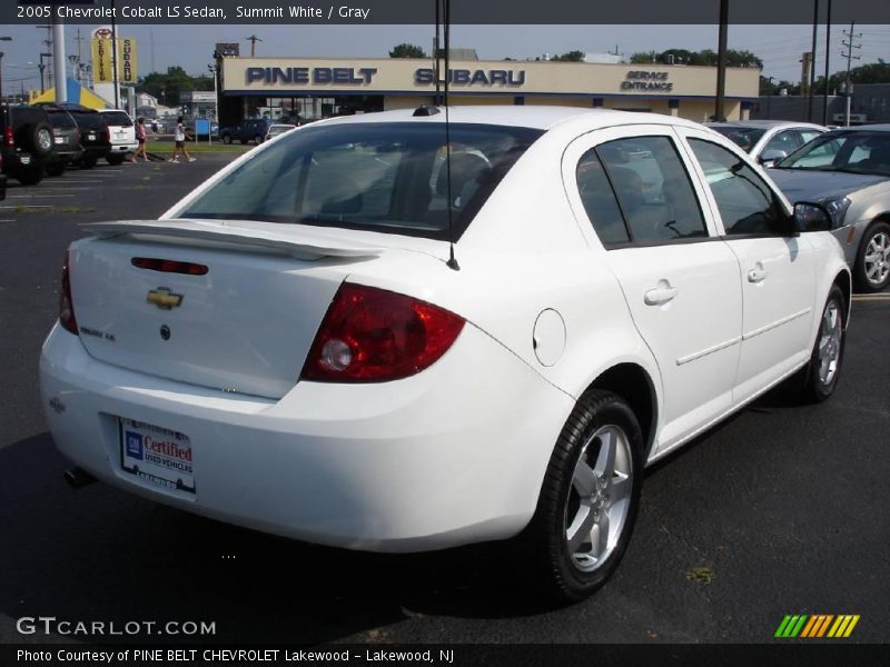 Summit White / Gray 2005 Chevrolet Cobalt LS Sedan