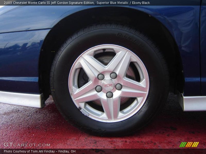Superior Blue Metallic / Ebony Black 2003 Chevrolet Monte Carlo SS Jeff Gordon Signature Edition